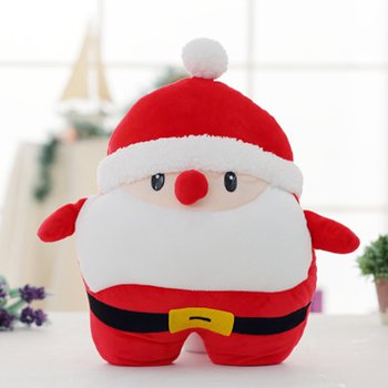 聖誕老人造型拉鍊式毛毯-聖誕節禮品-滌綸200g	_1